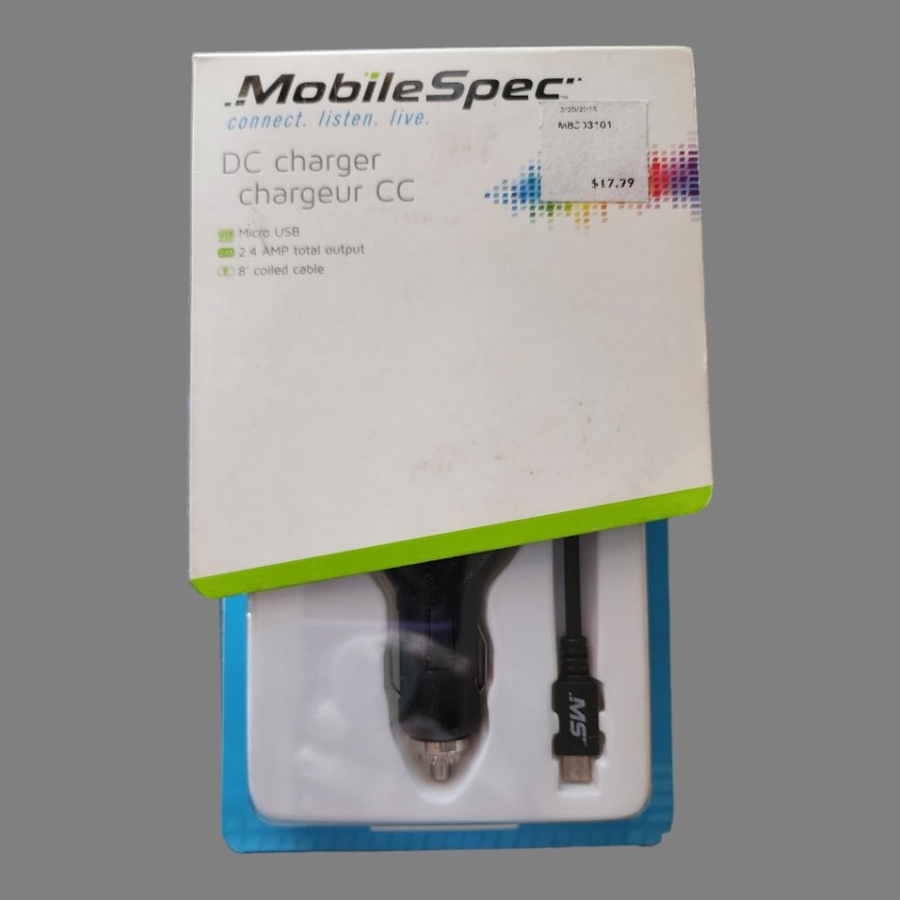 MOBILE SPEC DC Charger for Micro USB (MBS03102)